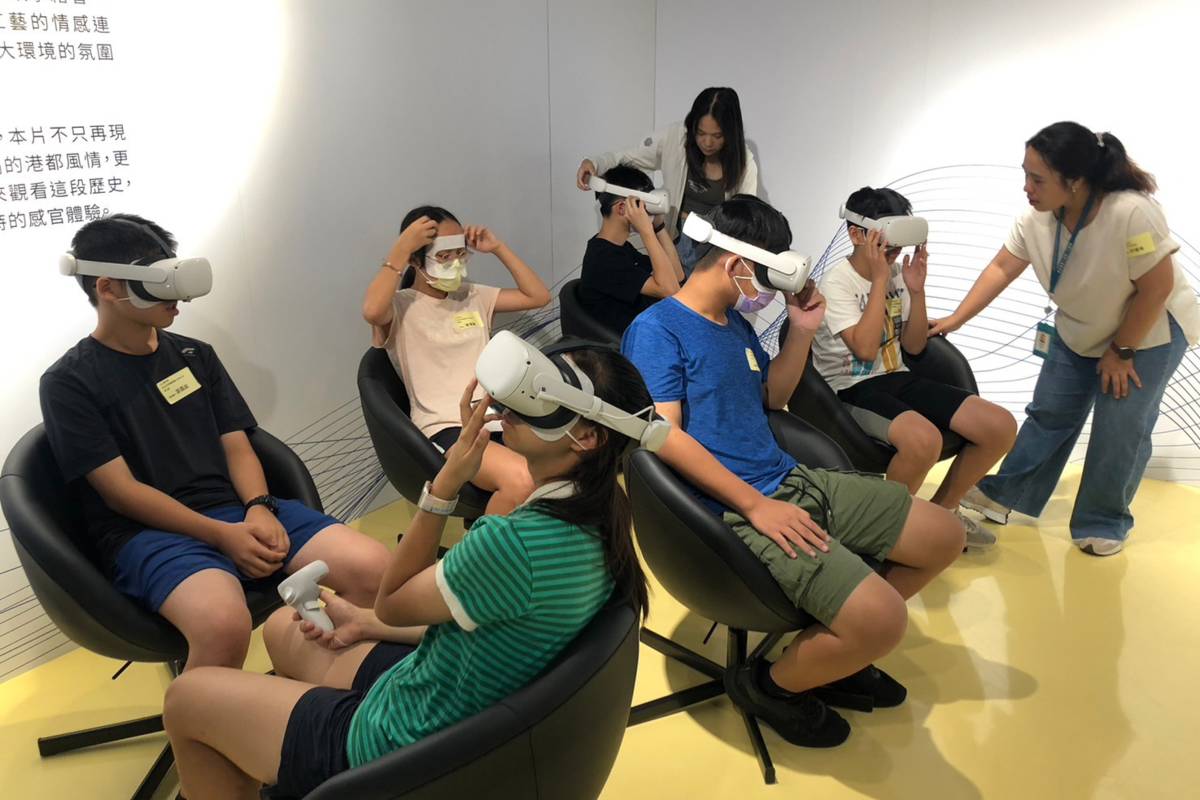 臺北市112年度國中資優生科學創意營帶領學生跨入未來XR世代科技的大門