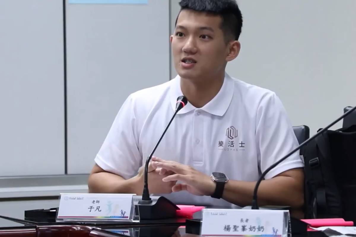 于凡教練表示，正確使用公園內的體健設施，強化長者肌力，預防肌少症和跌倒的發生