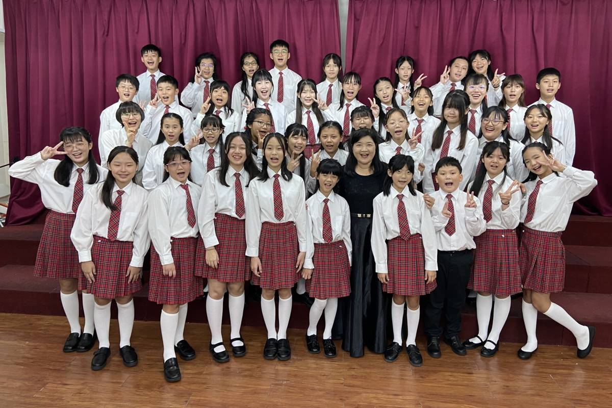 新北市少兒合唱團演唱《SDGs目標好》歌曲。(國臺圖提供)_