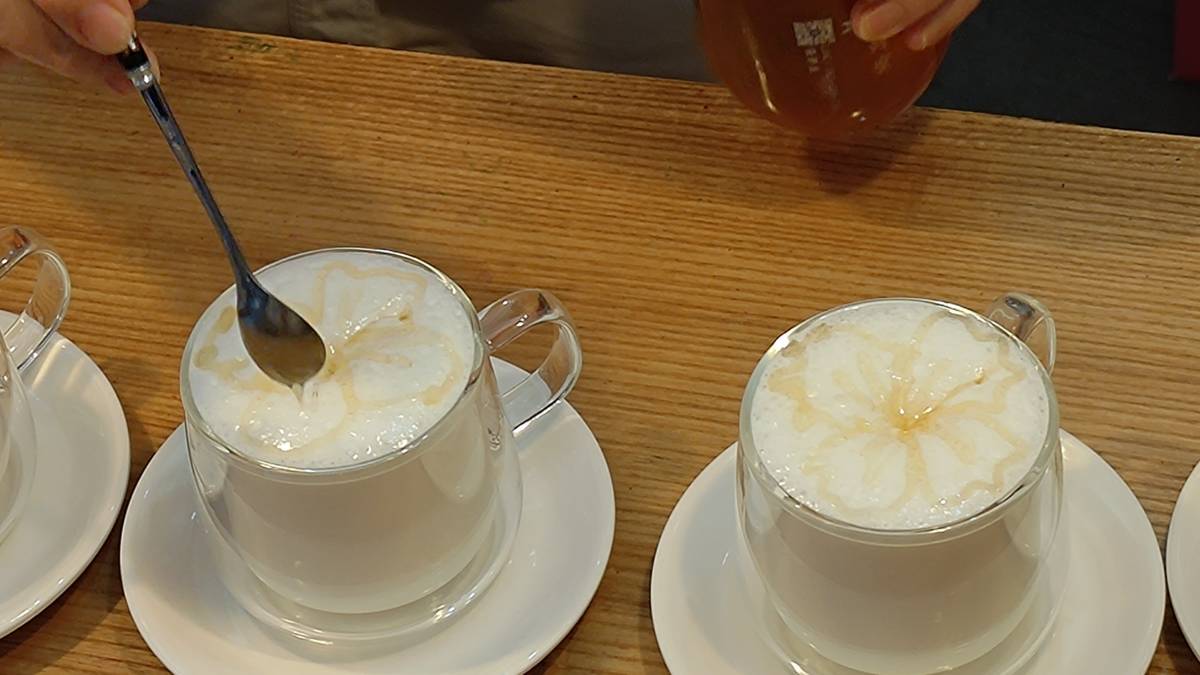 充滿在地風味的山藥奶昔
