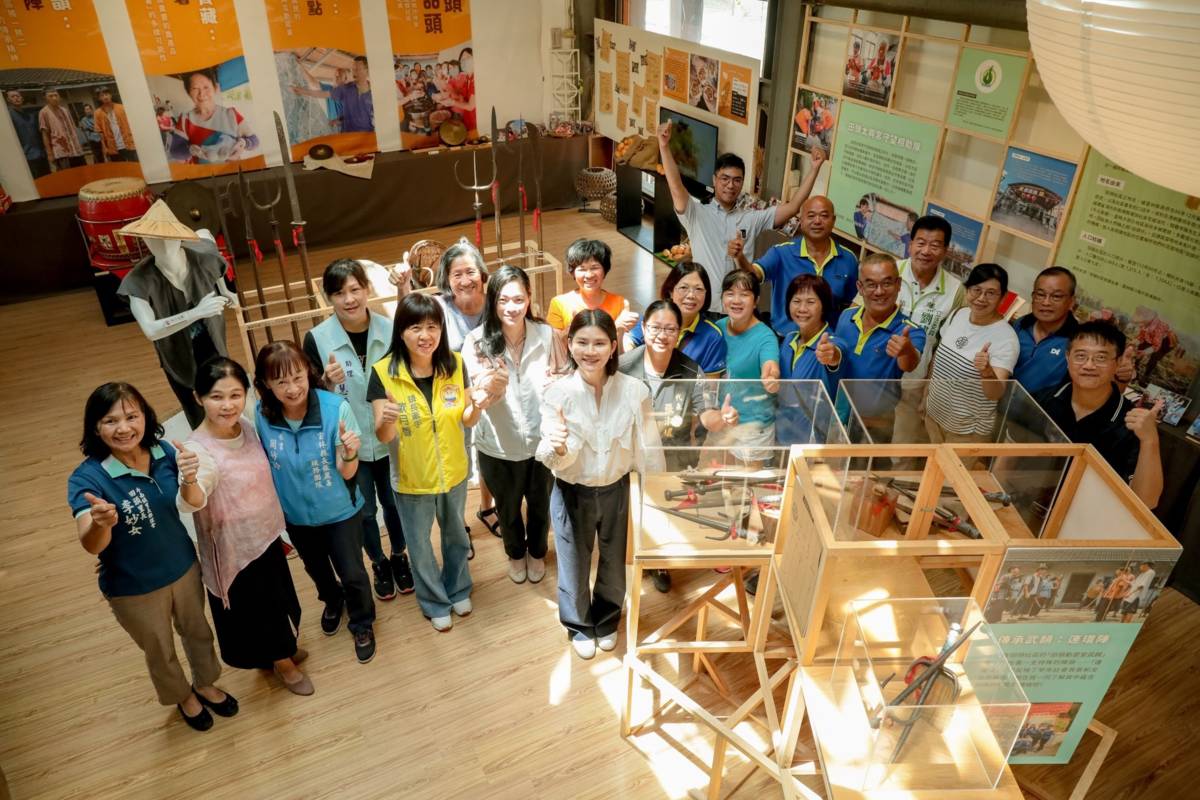 「常到田頭．嚐到甜頭」展覽介紹田頭的社區特色（圖源：虎尾科大）