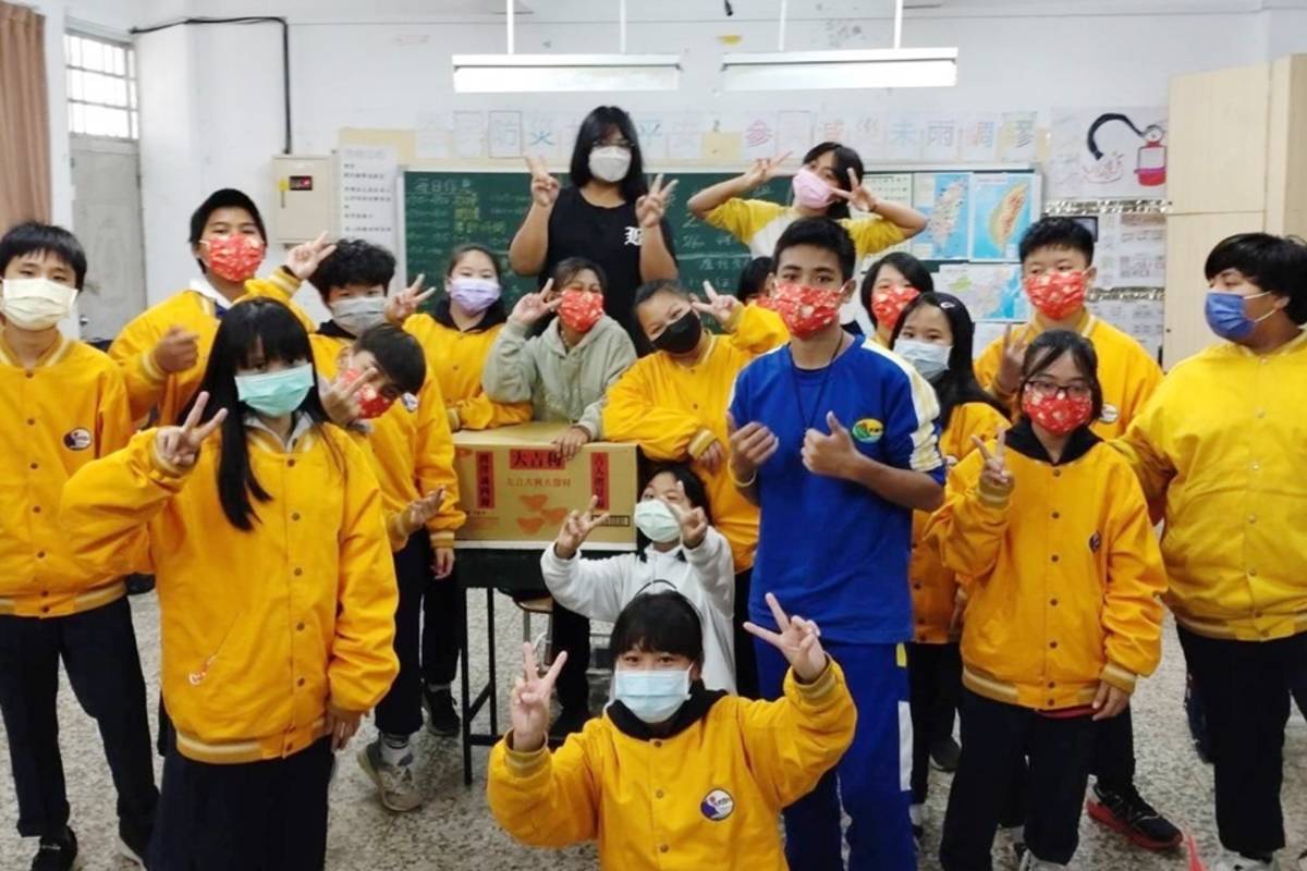 大武國中學生在課堂培養好品格。(大武國中提供)