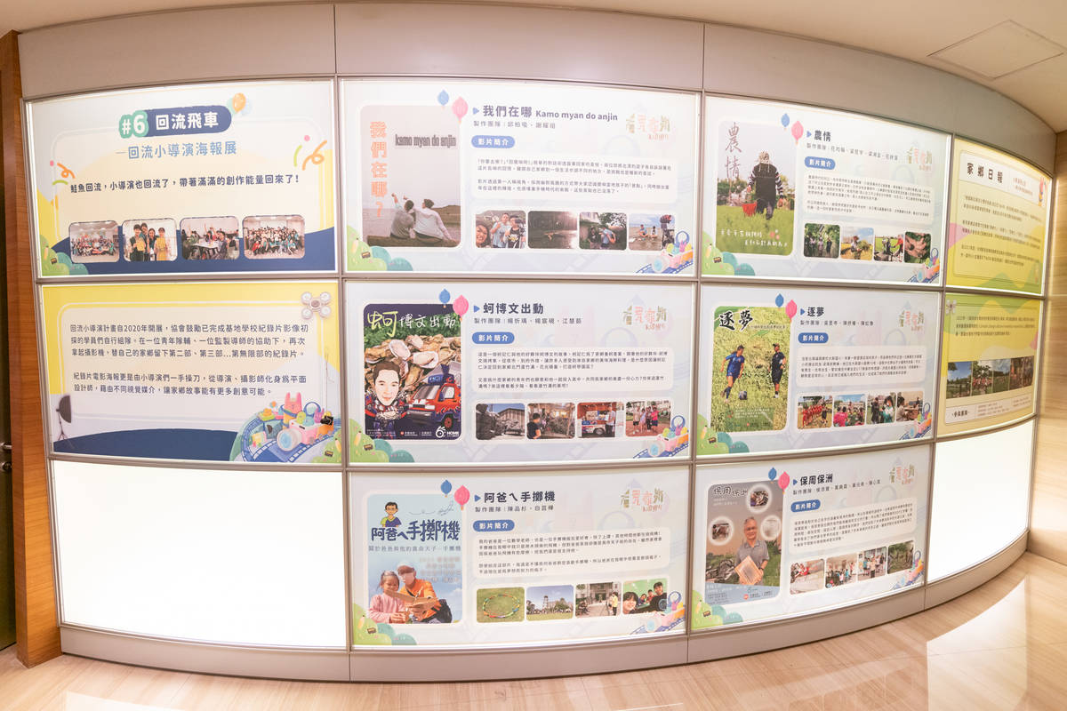 回流小導演影片展覽空間