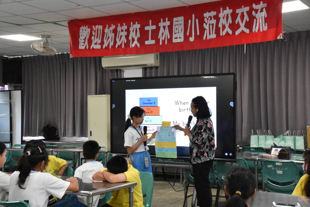 士林國小學生分享作品與學習心得