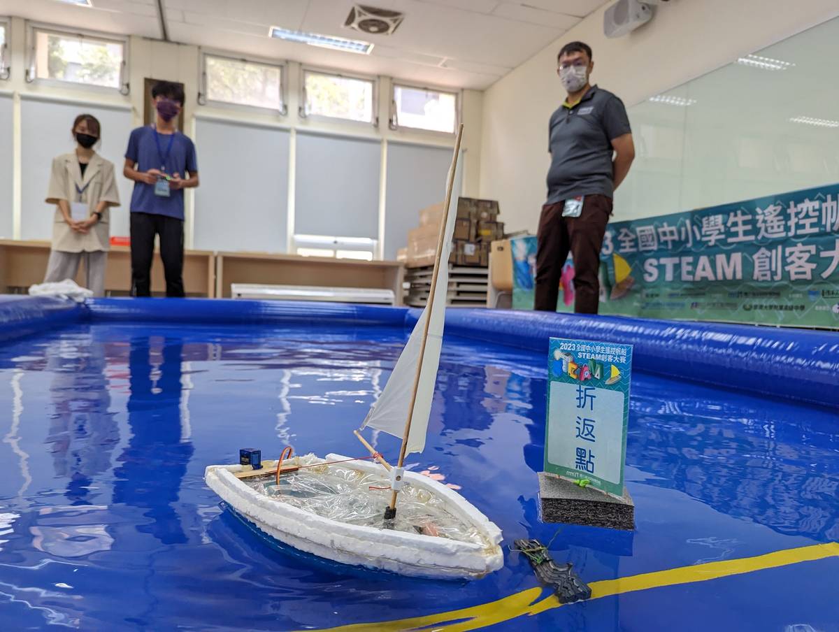 帆船競賽項目考驗選手操船技術  (海科館提供)