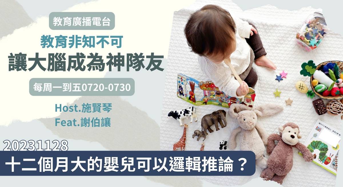 十二個月大的嬰兒可以邏輯推論？