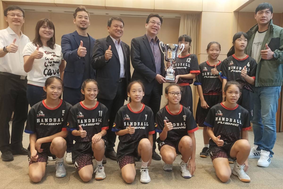 復興國小-2023義大利・蒂拉摩國際手球分齡錦標賽U12女子組第1名