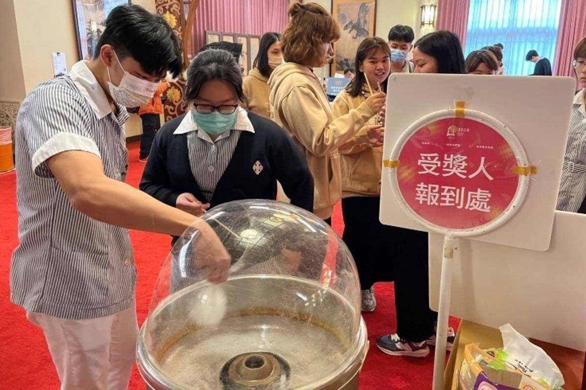 大專院校社團所帶來的互動攤位，獲熱烈回響