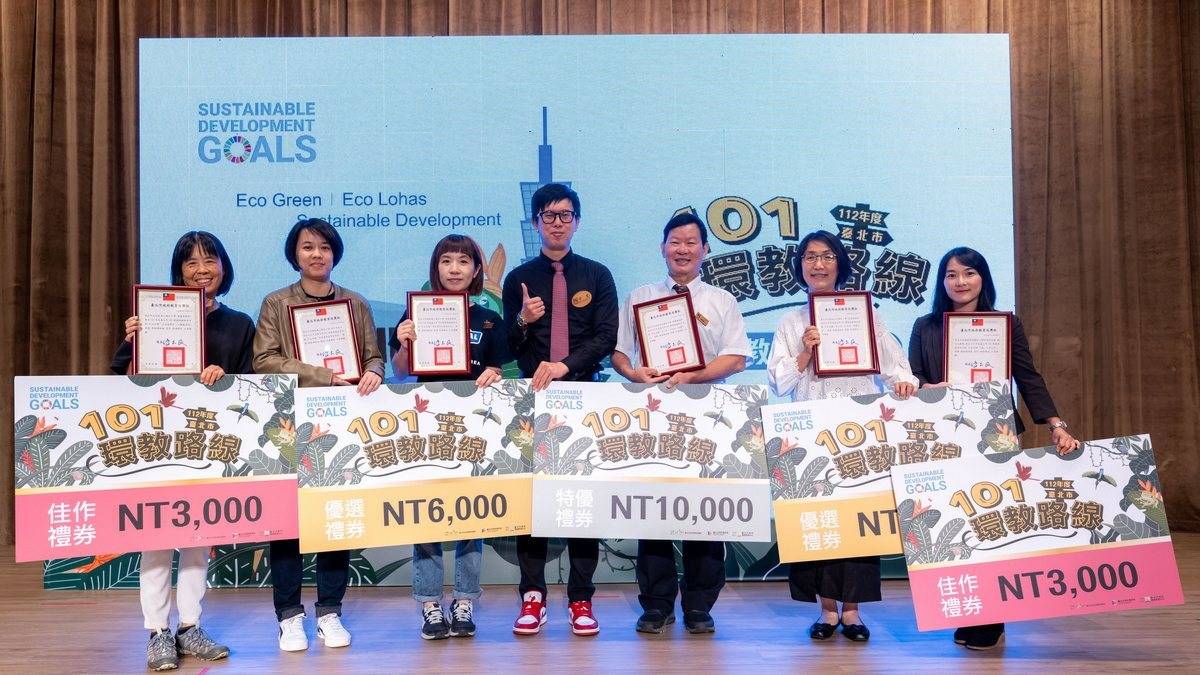 112年度「臺北市101環教路線徵文活動」環教場域組獲獎教師