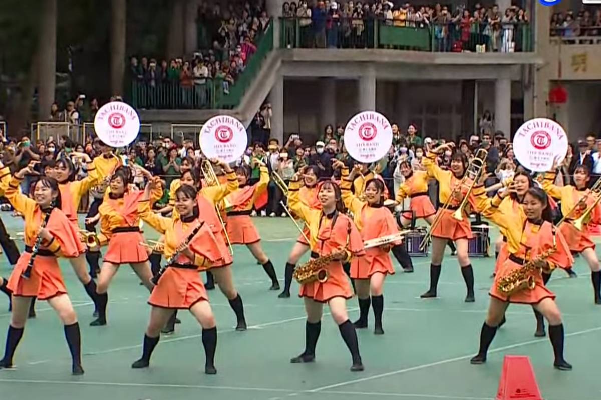 日本京都橘高校吹奏樂部受邀參加北一女中120周年校慶活動