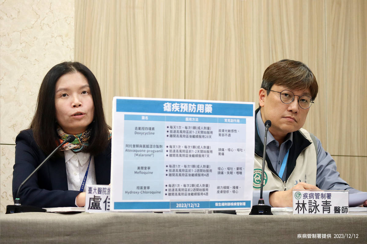 18年來瘧疾首例死亡 建議民眾出國前可先至旅遊醫學門診諮詢