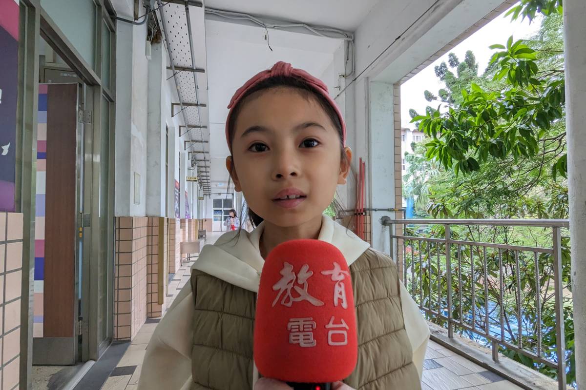 陳苡晞認為寫信給聖誕老公公不但能練習英語，也可體驗過聖誕節的樂趣
