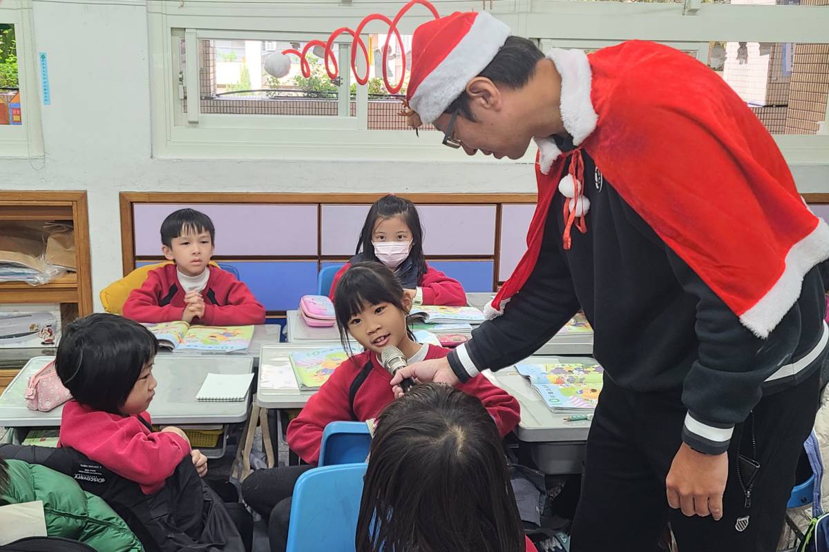 溪口國小學生分享自己做的日行一善