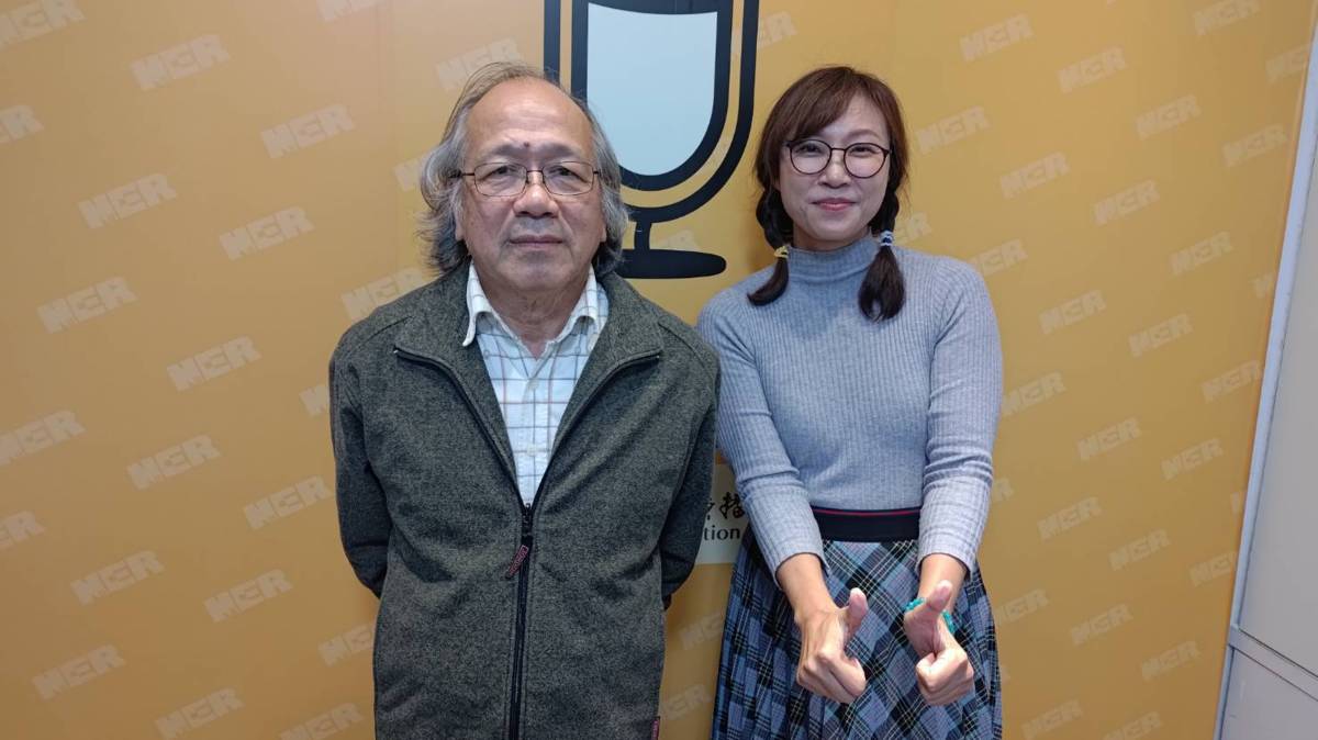 小風與劉益昌教授合影