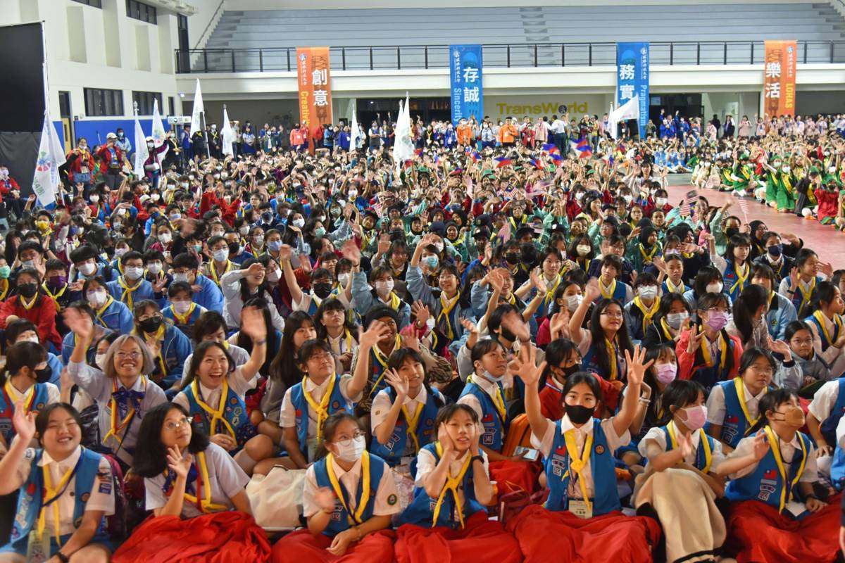 本次全國女童軍大露營共有1,800位女童軍參與（圖源：雲林縣政府）