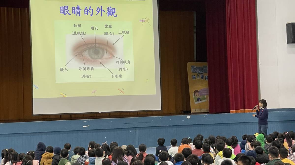 111學年度校園健康主播競賽-佳作-臺北市大安區銘傳國小-111學年度護理師進行"我要EYE眼睛"宣導