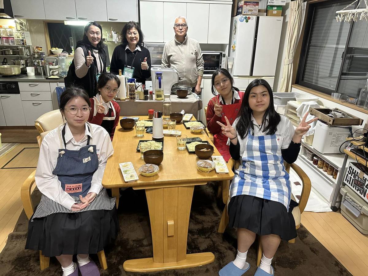 靜修學生入住日本農家，體驗當地飲食文化及生活起居