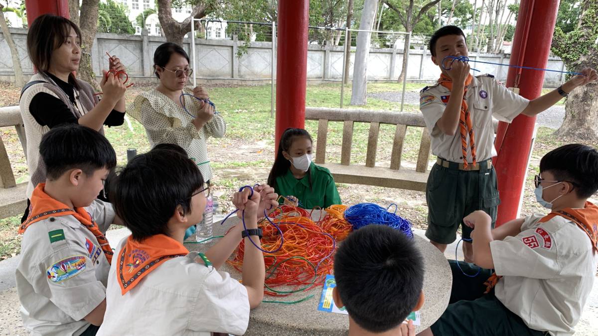 臺東縣第55團普悠瑪複式童軍團七週年團慶在海巡署東部分署辦理活動