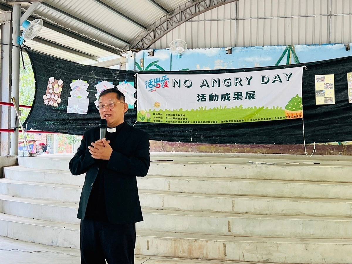 單國璽基金會董事杜勇雄神父期盼培養部落孩童解決衝突的能力

