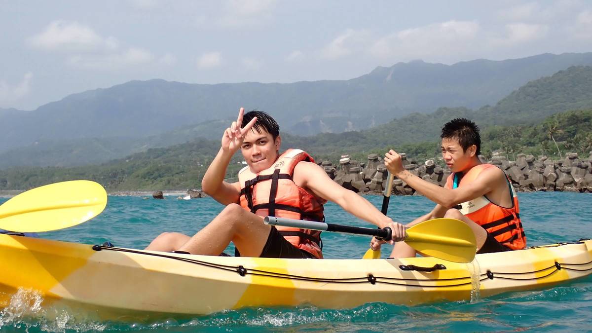 長濱國中獨木舟划行