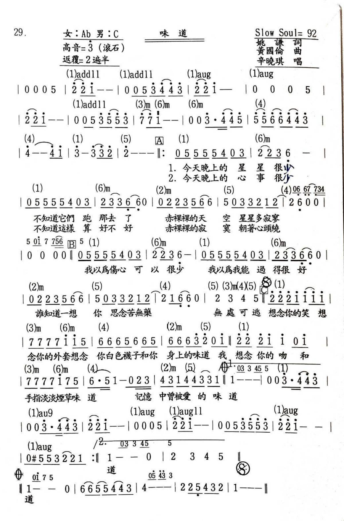 姚臻訪問阿本老師,教大家唱好{味道}大家好好練習喔