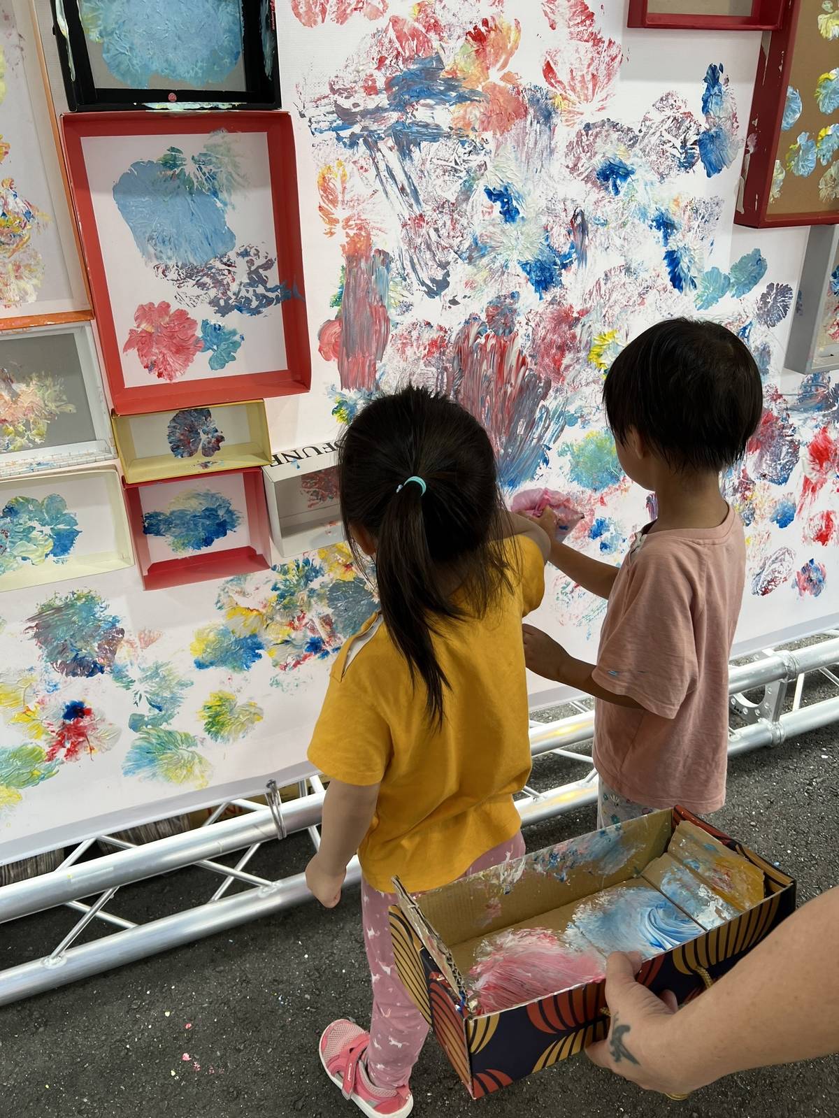 「牽起幼手，走一輩子」親子同樂會中的攤位