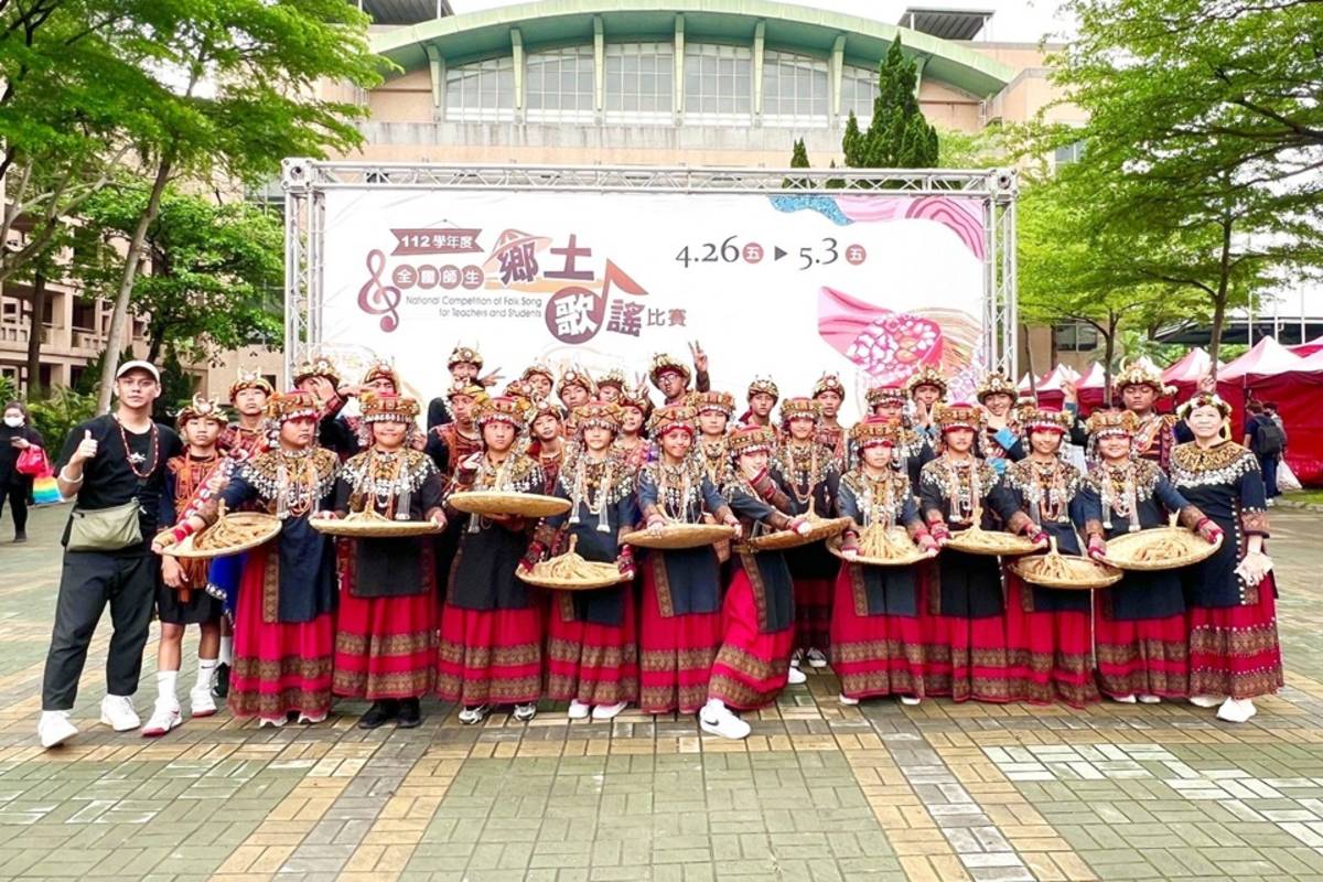 臺東縣賓茂國中參加全國師生鄉土歌謠比賽，連5年蟬聯原住民語系國中團體組特優。