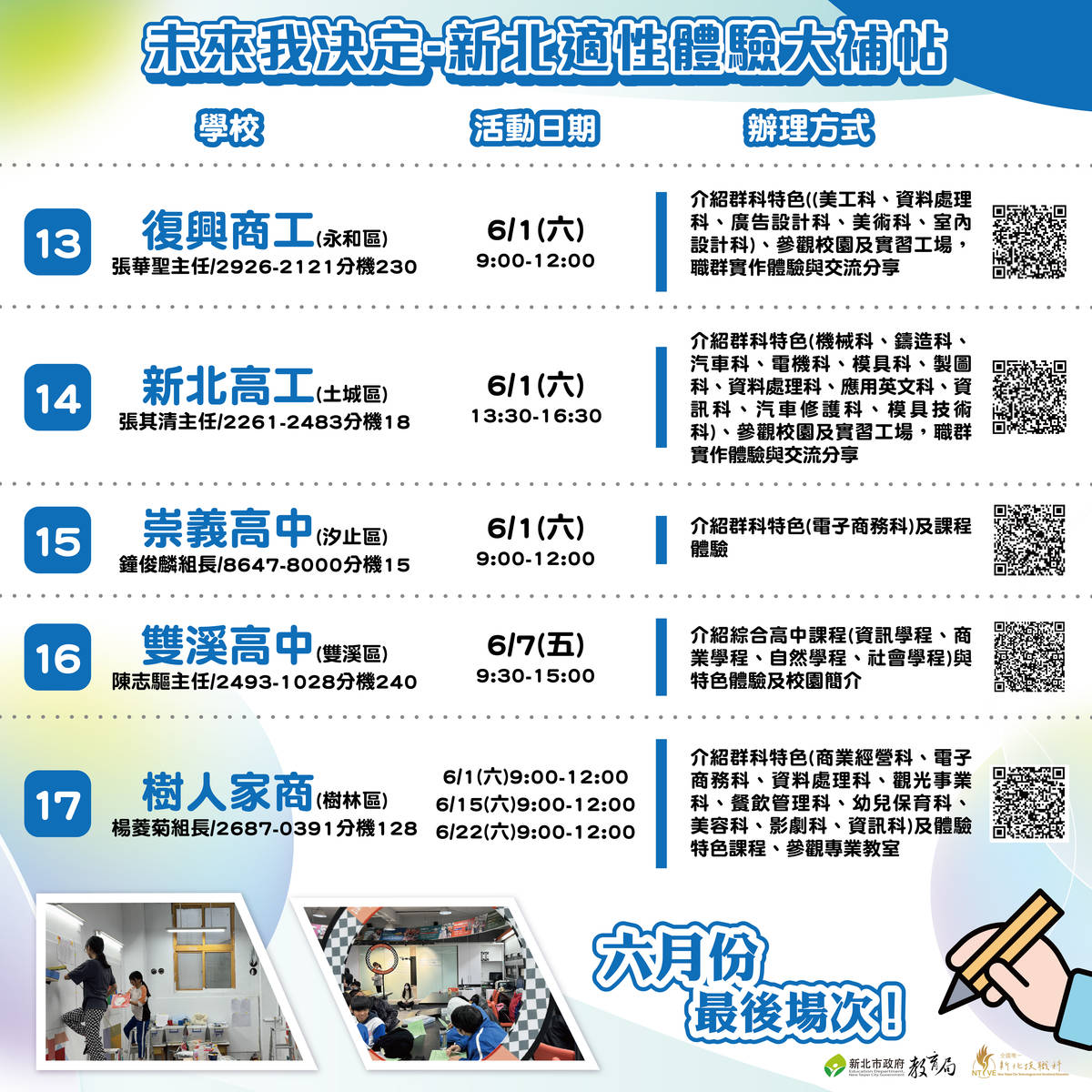 未來我決定-新北適性體驗大補帖