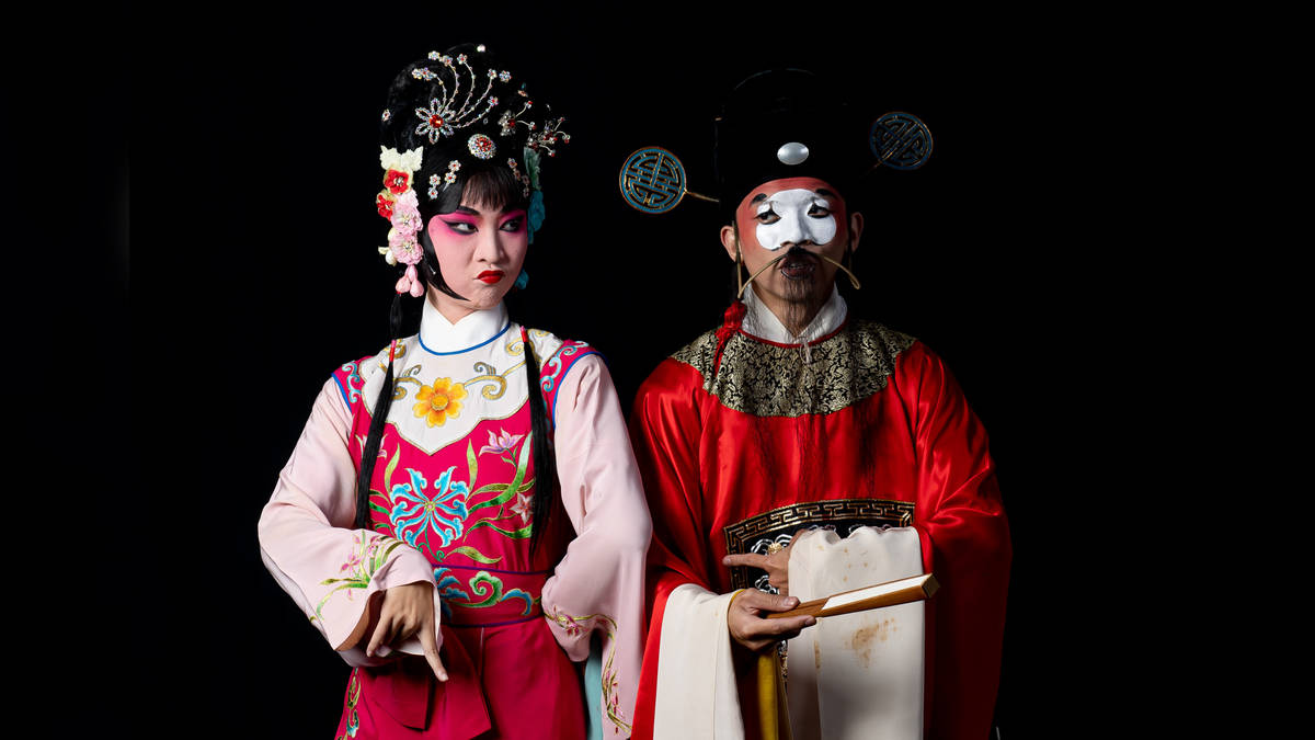 美，是把經典根植在身上—專訪「京劇新美學」課程學生清華大學蕭鈺庭 東海大學蔡秉軒（照片由蔡秉軒提供）