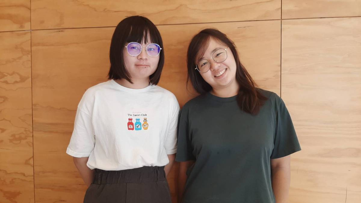 受訪者（左起）方禹、楊庭瑄