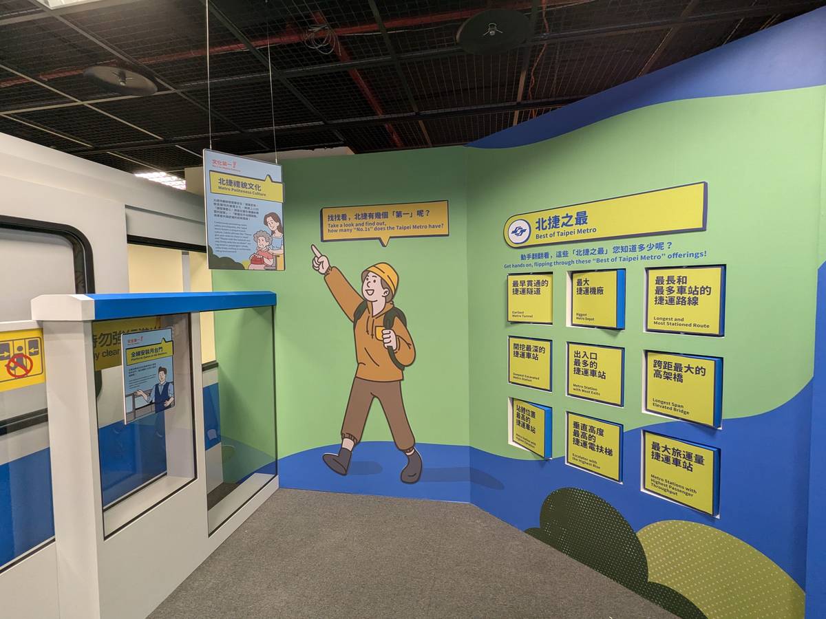 關於北捷的小知識都在特展中一一呈現