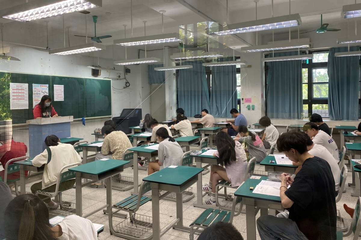 113學年度大學分科測驗登場，板橋高中試場