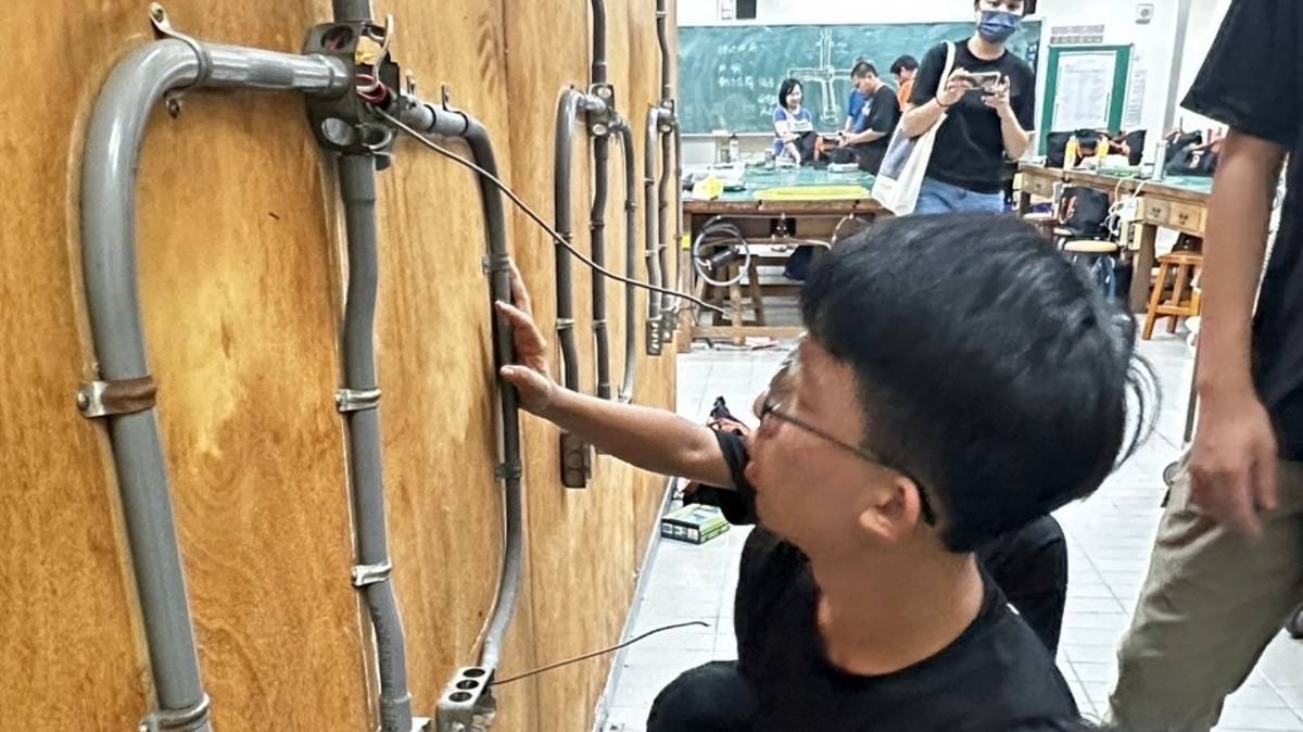 仰望基金會和台中高工特別合作舉辦暑期活動. 2024仰望技高一等水電人才培訓營隊