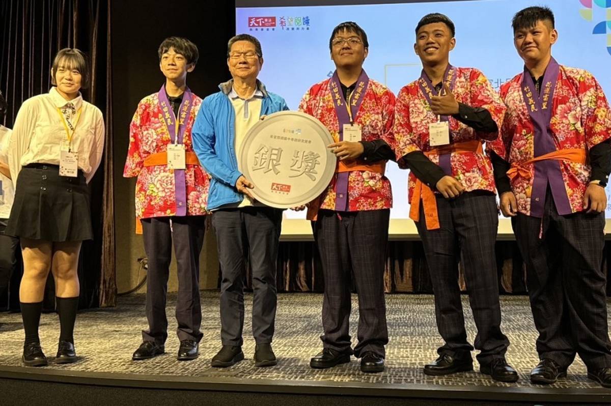 富北國中獲銀獎(富北國中提供)