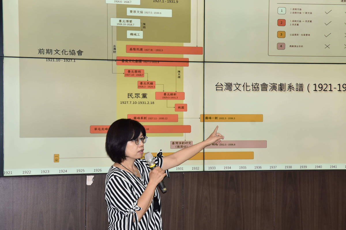 臺灣學講座 白春燕分享新劇運動浪潮。(國臺圖提供)