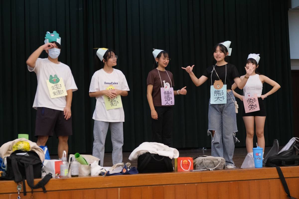 國立臺北教育大學語文與創作學系系學會-戲劇練習排演。(教育部提供)