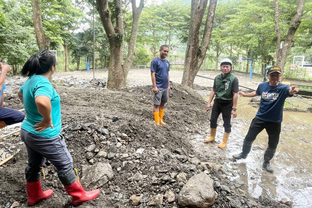 高市桃源國中受災嚴重 吳立森關心災後重建