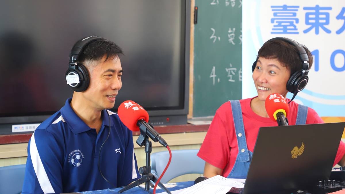 卑南國小教學組長兼兒童樂隊 張逸明老師