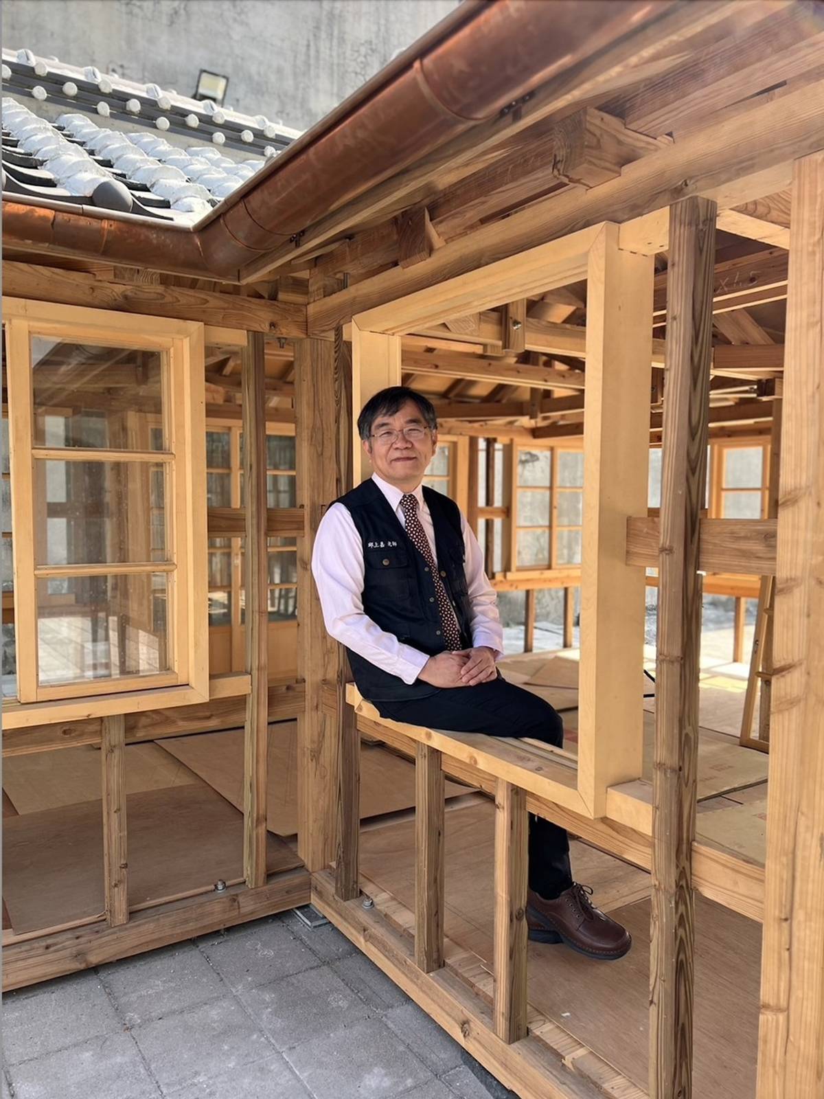 邱上嘉希望讓年輕人更願意投入古蹟修復產業，讓古蹟與老建築能重新活起來