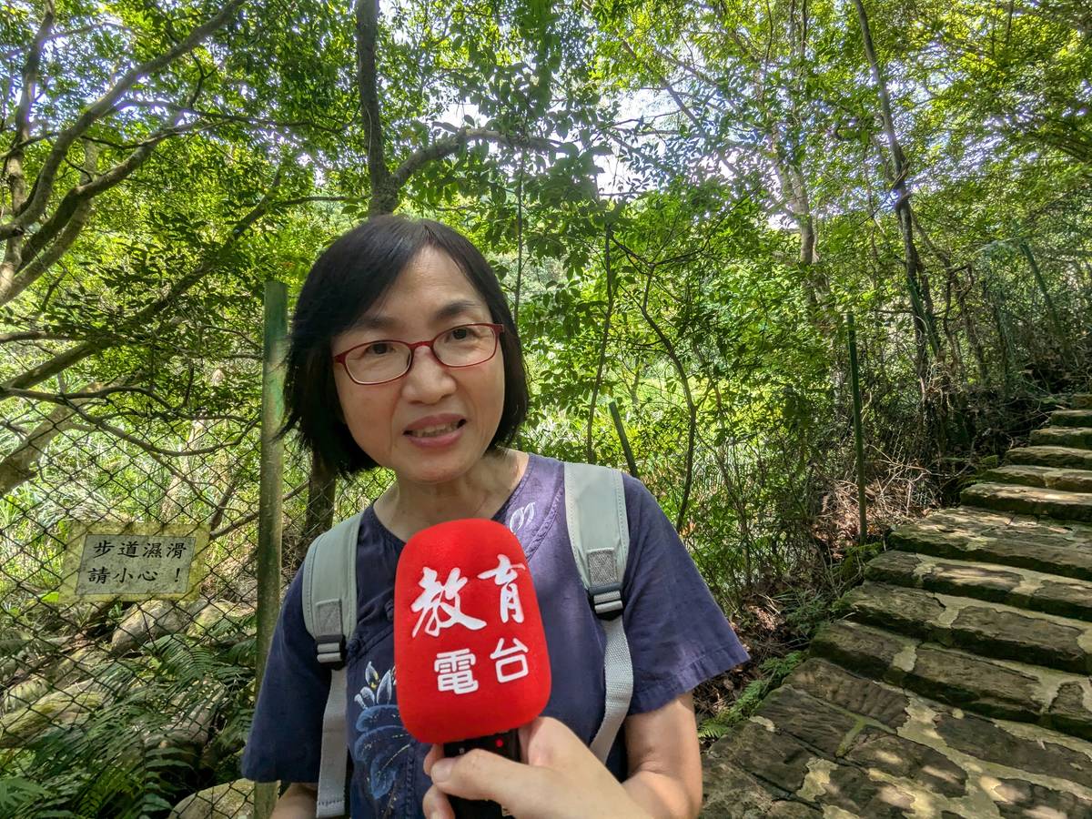 《52個戶外教育好點子》節目主持人朱玲期望親子聽友能感受到大自然的奇妙