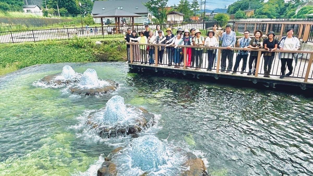 臺灣關心河川整治的團體今年夏天前往日本靜岡三島市交流(圖片來源：湖埔社大提供)