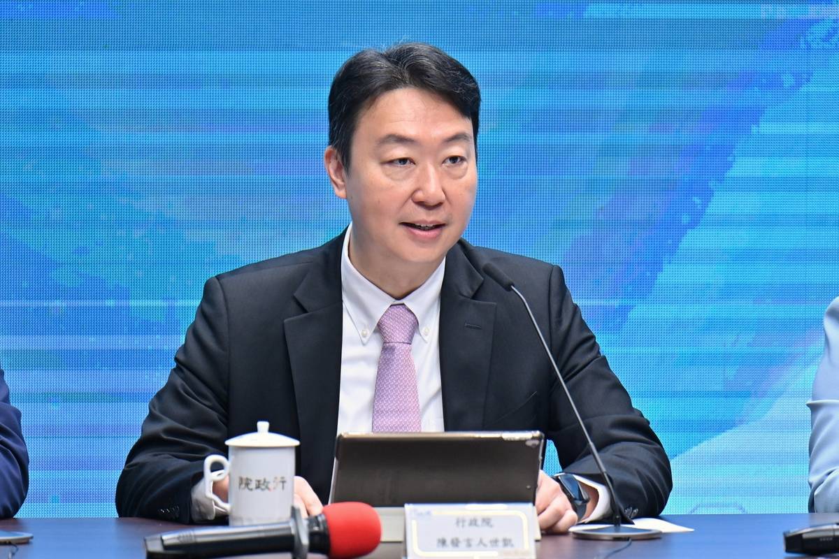 行政院發言人陳世凱。(行政院提供)