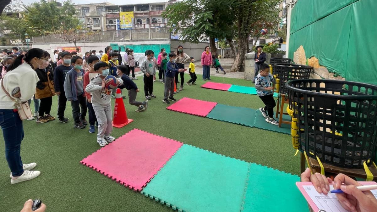 111學年度校園健康主播競賽-佳作-臺南市新市區新市國小-112學年度班機運動擲準比賽