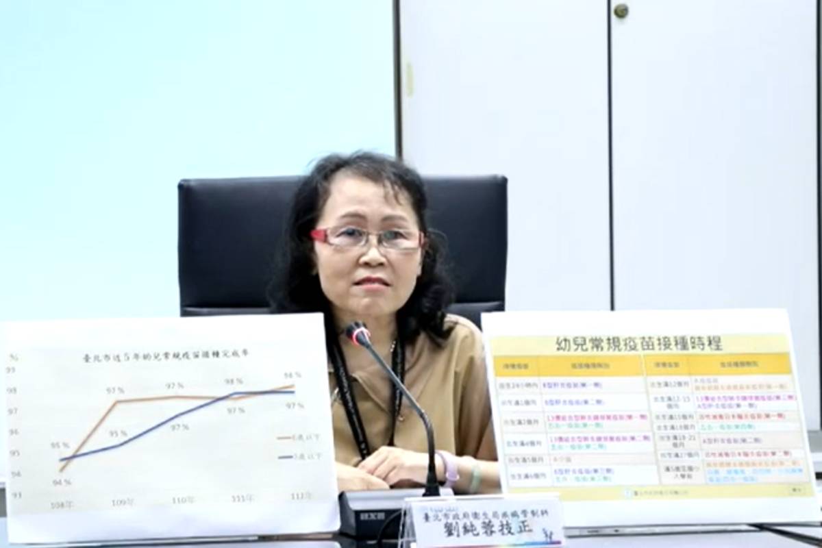 衛生局劉純蓉技正提醒小一新生家長，開學前要帶孩子完成疫苗接種