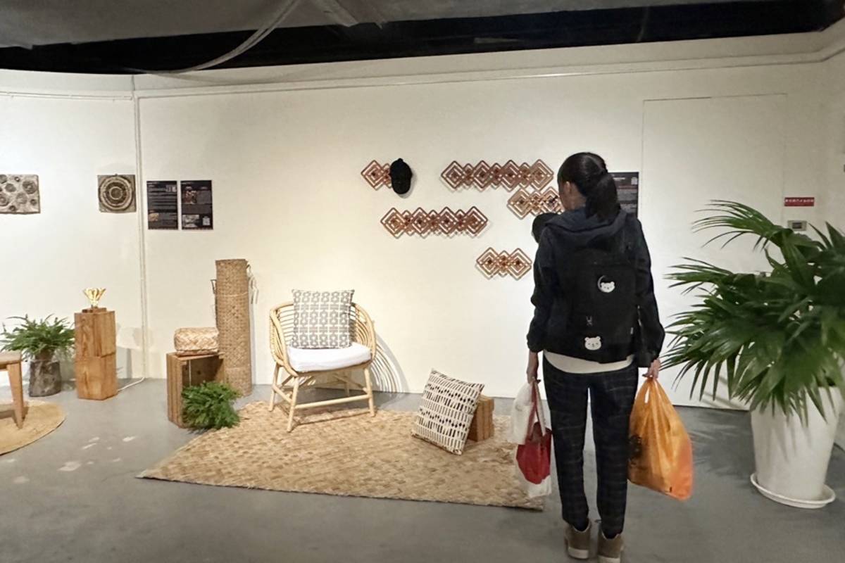 伊塔原旅策畫「ita taiung 工藝美學展」，於B1策展空間展出約100件原住民族工藝展品，將傳統文化融入日常生活。