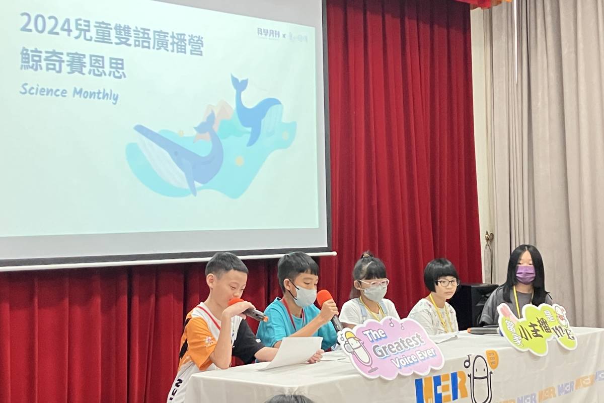 學生體驗自編腳本錄製