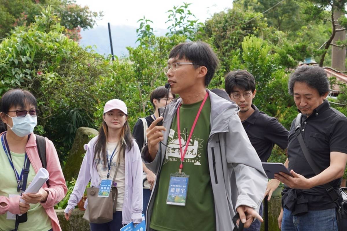 臺日三校學生在趙翔宇老師帶領下，走讀樟湖