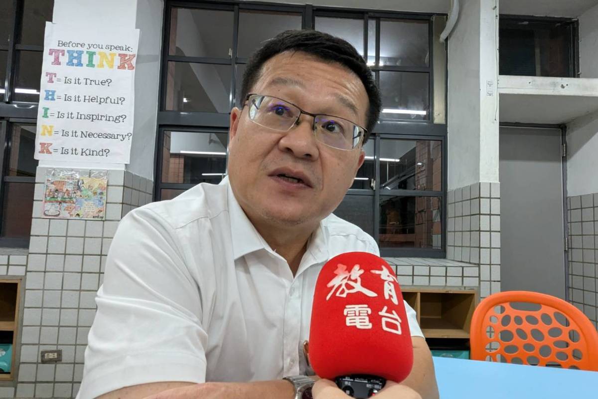北投國中校長陳澤民表示，學校安全且安靜，是最佳自習環境