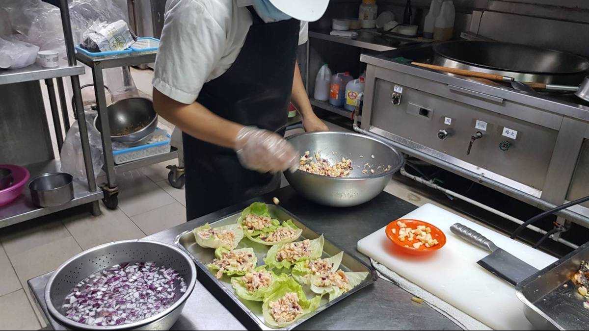 生菜鮭魚鬆製作