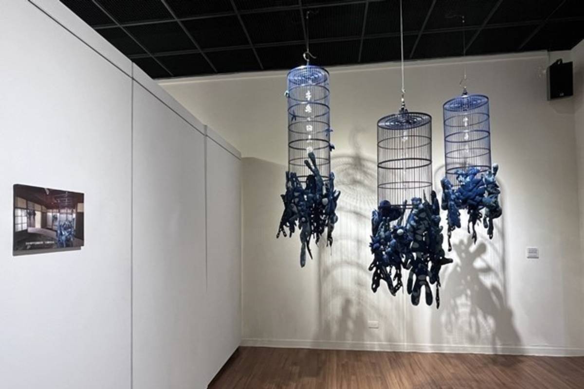 系列作品「日曬的祝福」曾於2022年瀨戶內海國際藝術季展出（圖源：虎尾科大）